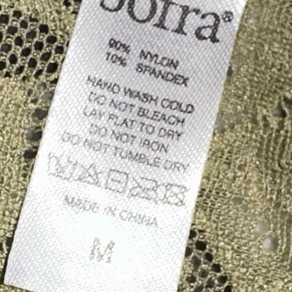 NWT Sofra (Medium) Brand New Green Lace Cheeky Undies - Picture 6 of 6